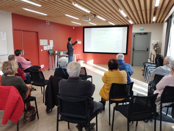 Présentation de l'action sociale de l'ONACVG à la maison France Services de Candé